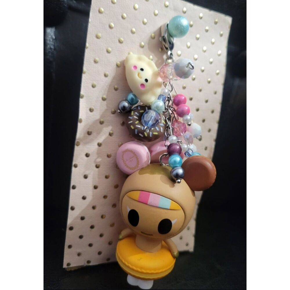 keychain donut tokidoki character donutella's sweet friends pastry bakery fob